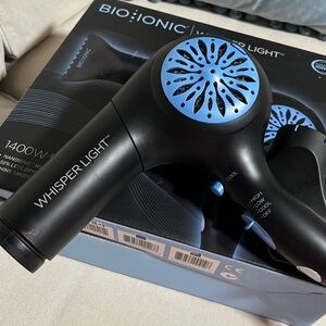 Bio Ionic Whisper light Hair Dryer. With box